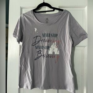 Lavender Graphic Tee with Inspirational Quote